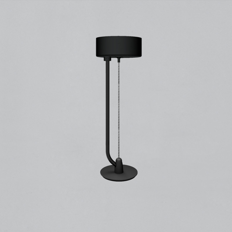 Pipe 3986 Pendant Kit Black,, CL.I, Without lighting