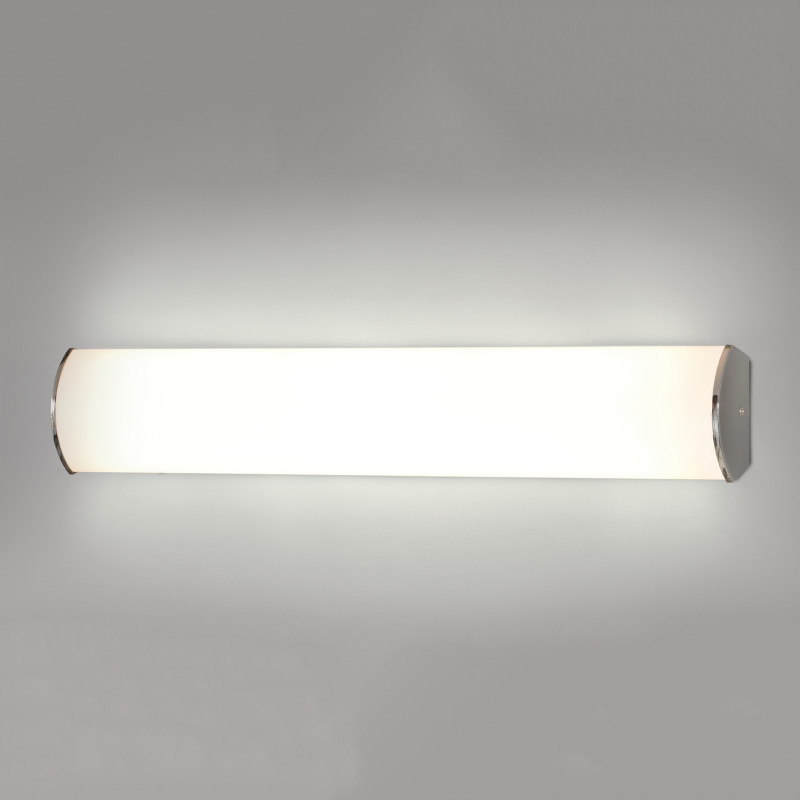 Aldo Wall Lamp 16/3432-53 Opal/Chrome, LED 18W 1300lm, CRI90 CL.II IP44, Integrated LED, Kelvin 3000K-4000K Slide Switch