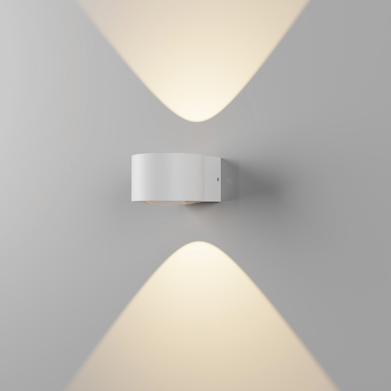 Ania Wall Lamp 16/2060-2 White, LED 2x6W 3000K 1080lm, CRI80 CL.I IP65