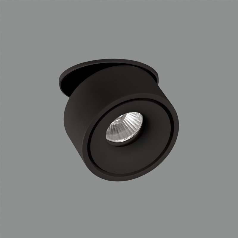 Apex Recessed 3538/10 Black, LED COB 13W 3000K 891lm, CRI90 CL.II, Integrated LED, Adjustable, Dim. DALI/Push