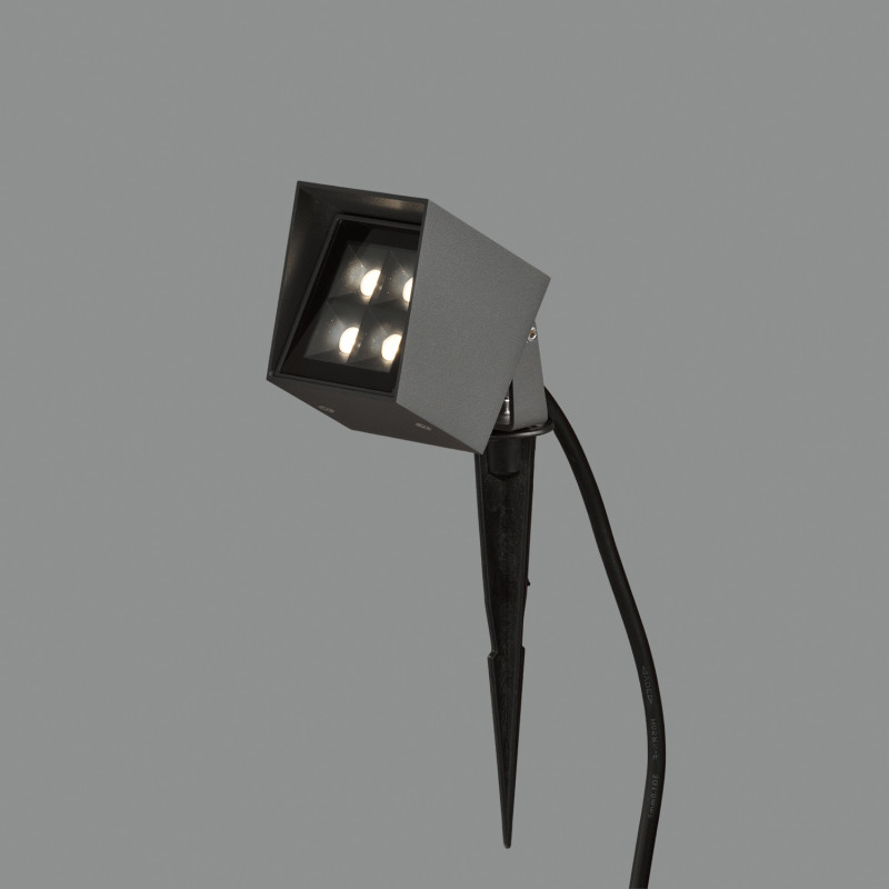 Apus Wall Lamp 16/2058 Anthracite, LED 6W 3000K 550lm, CRI80 CL.I IP65, Integrated LED