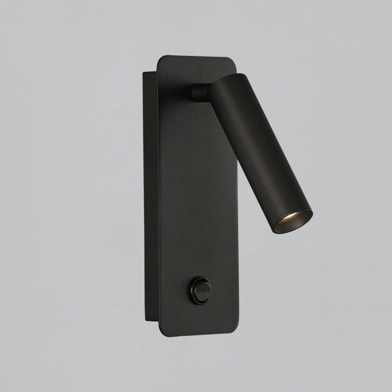 Aron Wall Lamp 16/3240 Black, LED 3W 3000K 315lm, CRI90 CL.I, Integrated LED, With switch, Adjustable