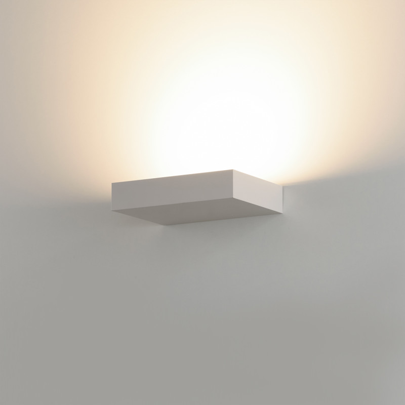 Brick Wall Lamp 16/3972-20 White, LED 20W 2200lm, CRI90 CL.I, Integrated LED, Kelvin 2700K-3000K Slide Switch, Microplasmic Diff