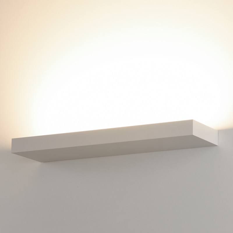 Brick Wall Lamp 16/3972-56 White, LED 56W 6500lm, CRI90 CL.I, Integrated LED, Kelvin 2700K-3000K Slide Switch, Microplasmic Diff