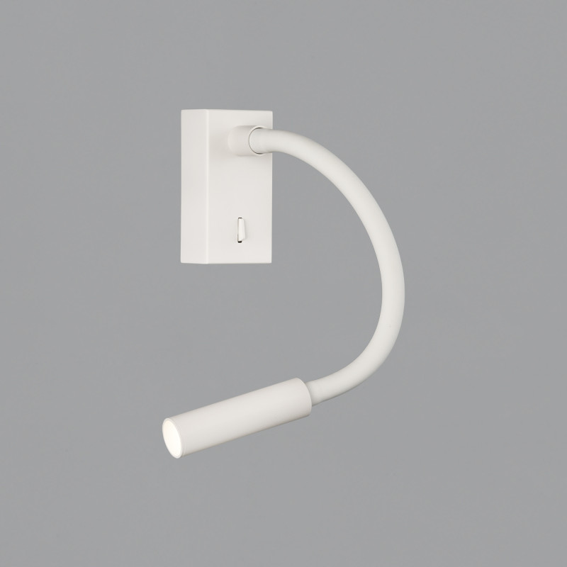 Cio Wall Lamp 16/3239 White, LED 3W 3000K 285lm, CRI90 CL.I, Integrated LED, With switch, Adjustable