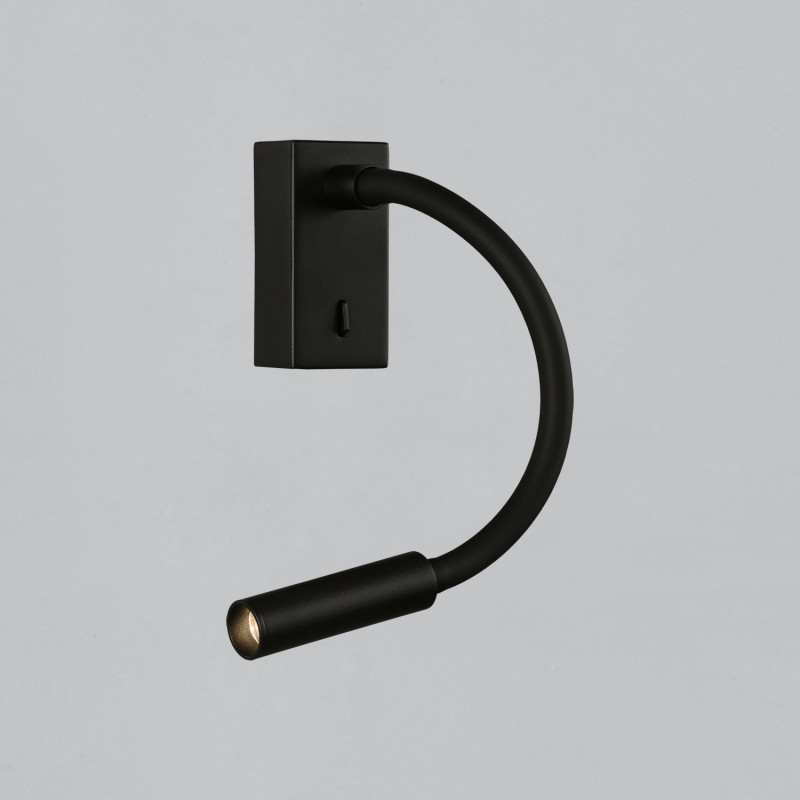 Cio Wall Lamp 16/3239 Black, LED 3W 3000K 285lm, CRI90 CL.I, Integrated LED, With switch, Adjustable
