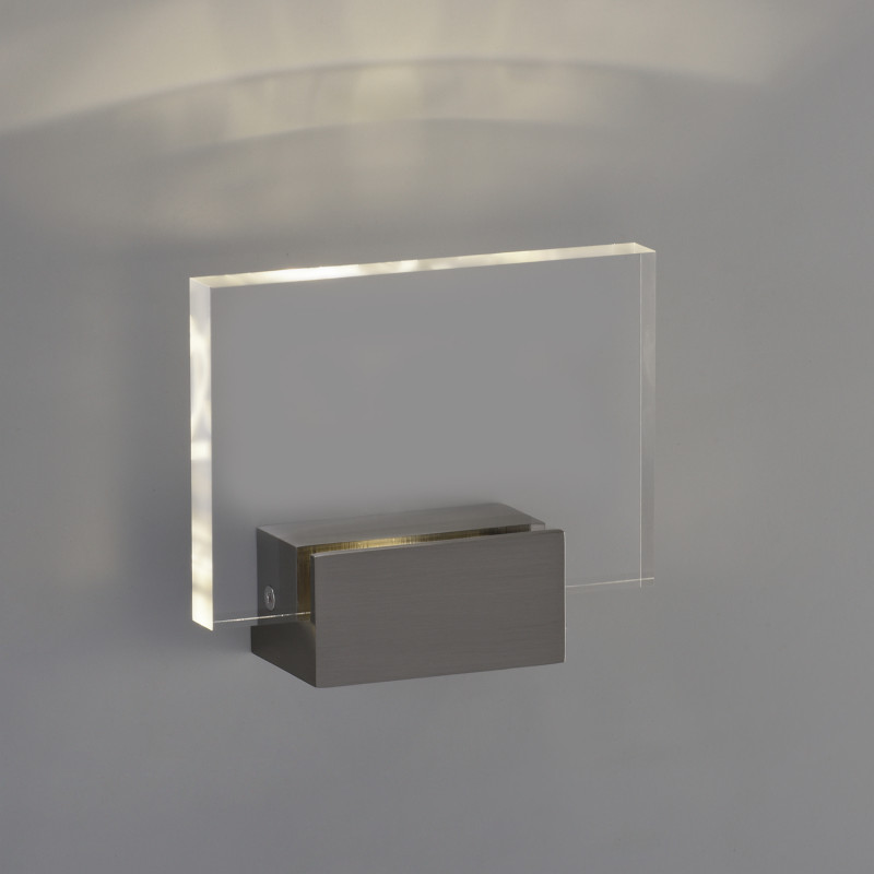 Custom Wall Lamp 16/3033 Satin Nickel, LED 2W 3000K 315lm, CRI90 CL.I, Integrated LED