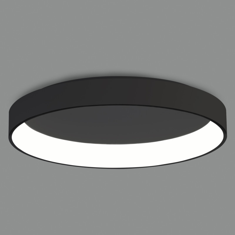 Dilga stropné svietidlo 3450/90 Black, LED 126W 9800lm, CRI90 CL.I, Integrated LED, Kelvin 2700K-3000K Slide Switch