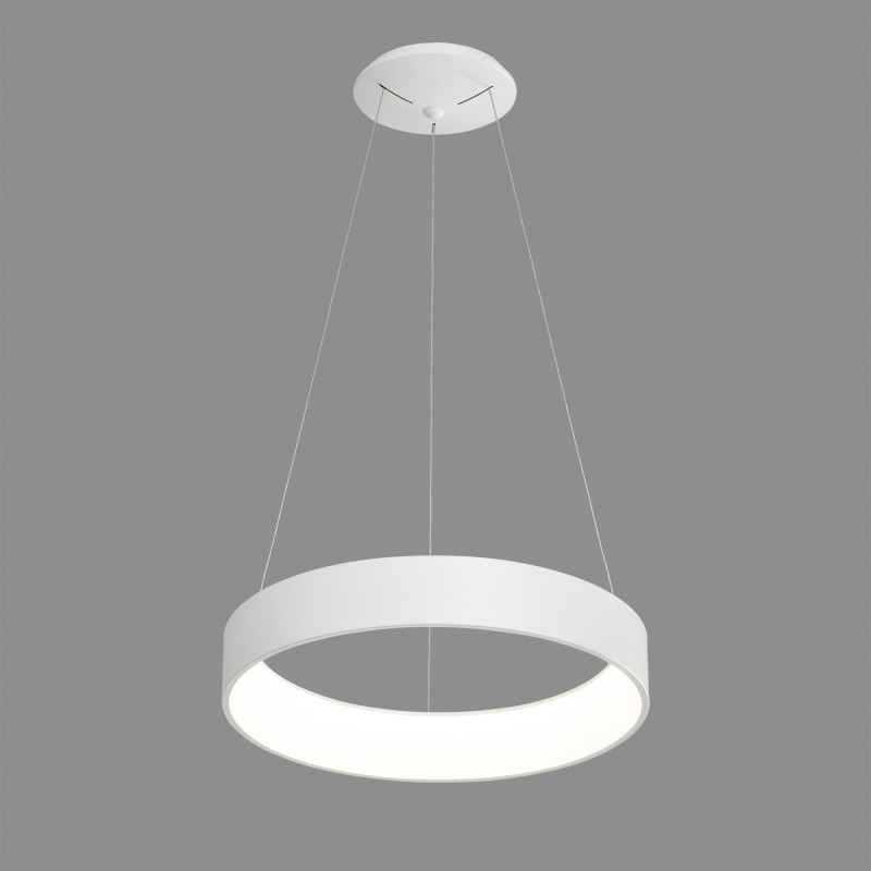 Dilga Pendant lamp 3450/60 White, LED 48W 3730lm, CRI90 CL.I, Integrated LED, Kelvin 2700K-3000K Slide Switch