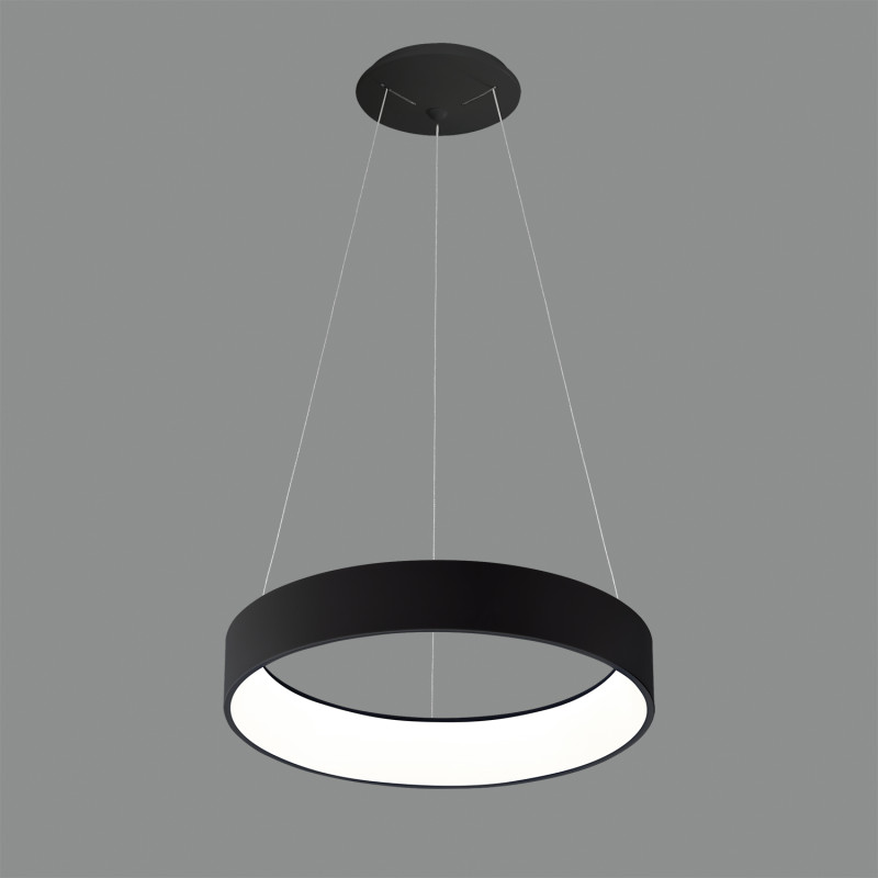 Dilga Pendant lamp 3450/60 Black, LED 48W 3730lm, CRI90 CL.I, Integrated LED, Kelvin 2700K-3000K Slide Switch
