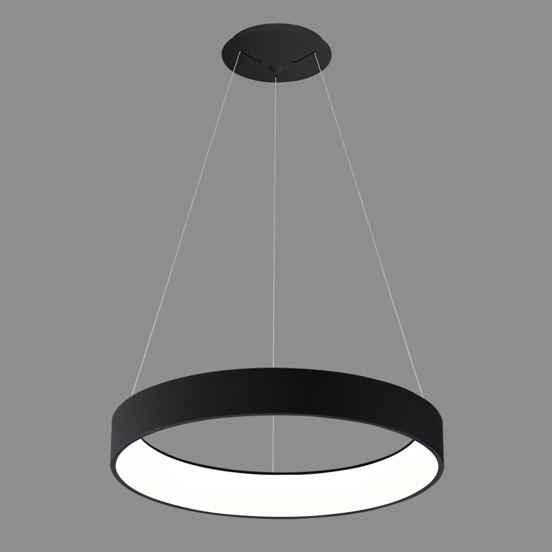 Dilga Pendant lamp 3450/90 Black, LED 126W 9800lm, CRI90 CL.I, Integrated LED, Kelvin 2700K-3000K Slide Switch, Dim. Triac