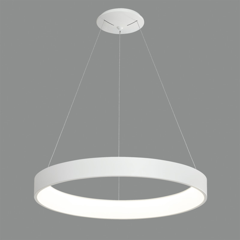 Dilga Pendant lamp 3450/110 White, LED 144W 11200lm, CRI90 CL.I, Integrated LED, Kelvin 2700K-3000K Slide Switch, Dim. DALI/Push