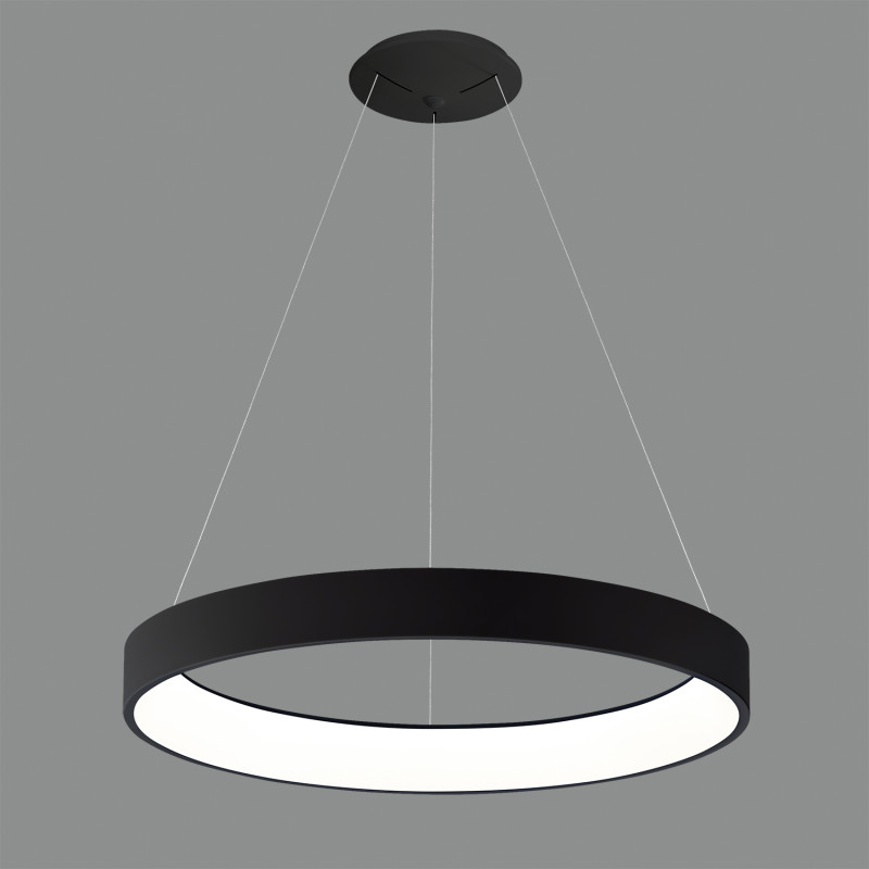 Dilga Pendant lamp 3450/110 Black, LED 144W 11200lm, CRI90 CL.I, Integrated LED, Kelvin 2700K-3000K Slide Switch, Dim. DALI/Push