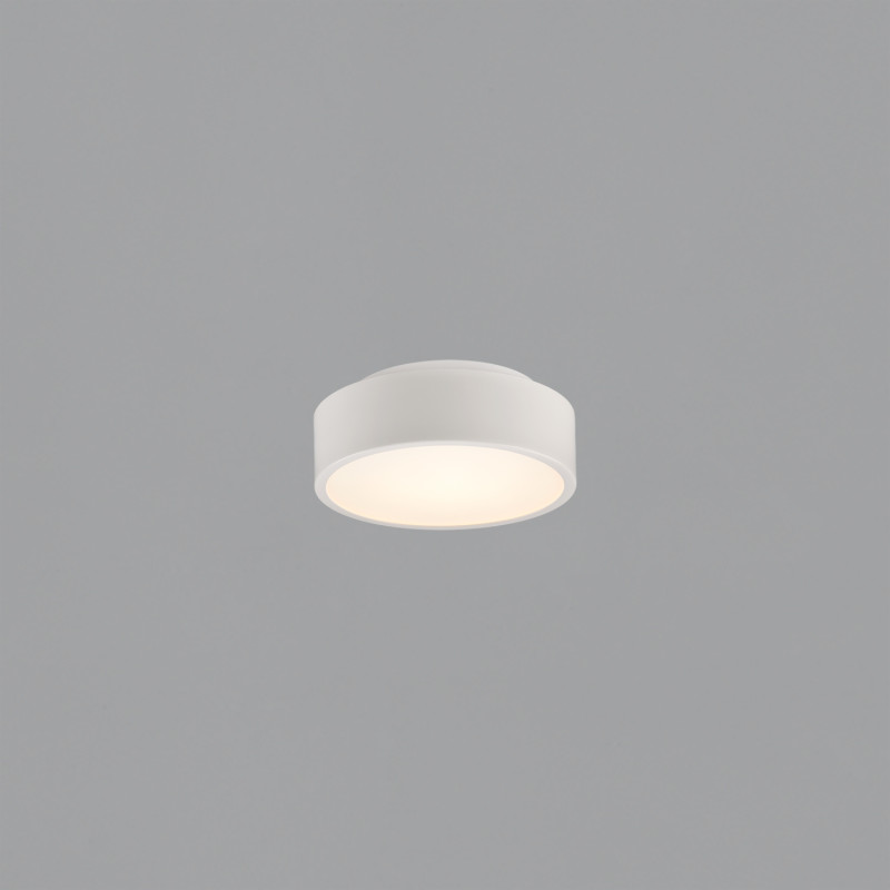 Dins stropné svietidlo 395/16 Plain White, LED 10W 1100lm, CRI90 CL.II IP44, Integrated LED, Kelvin 2700K-3000K Slide Switch