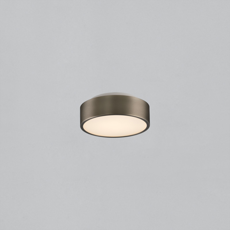 Dins stropné svietidlo 395/16 Nickel Matt, LED 10W 1100lm, CRI90 CL.II IP44, Integrated LED, Kelvin 2700K-3000K Slide Switch, D