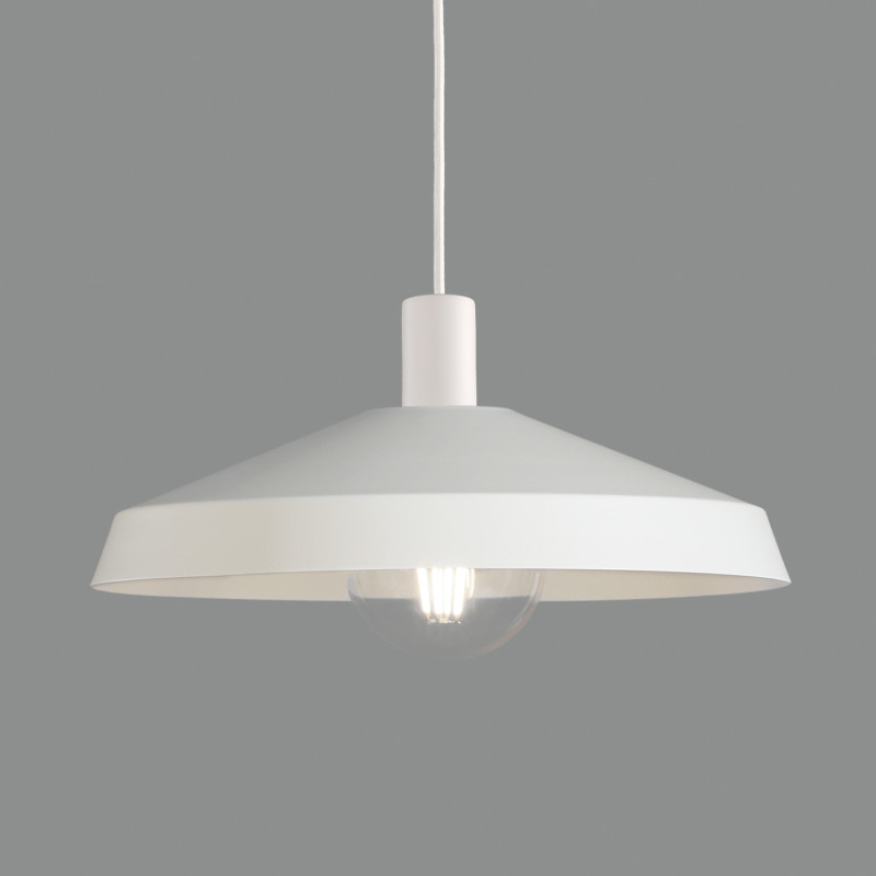 Evelyn Pendant lamp 3906/45 White, Kit Tex. White, LED E27 15W, CL.I