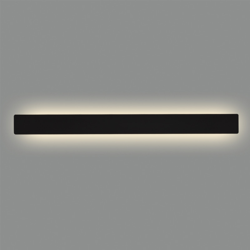Fosca Wall Lamp 16/3833-90 Black, LED 30W 2600lm, CRI90 CL.I, Integrated LED, Kelvin 2700K-3000K Slide Switch