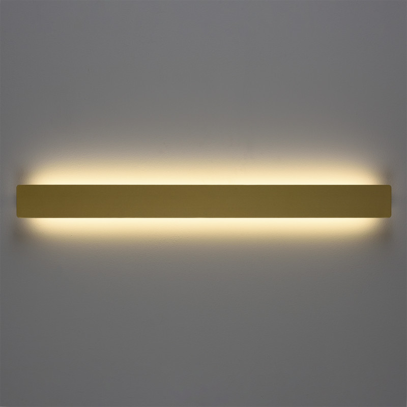 Fosca Wall Lamp 16/3833-140 Technical Gold, LED 43W 3800lm, CRI90 CL.I, Integrated LED, Kelvin 2700K-3000K Slide Switch, Dim. DA