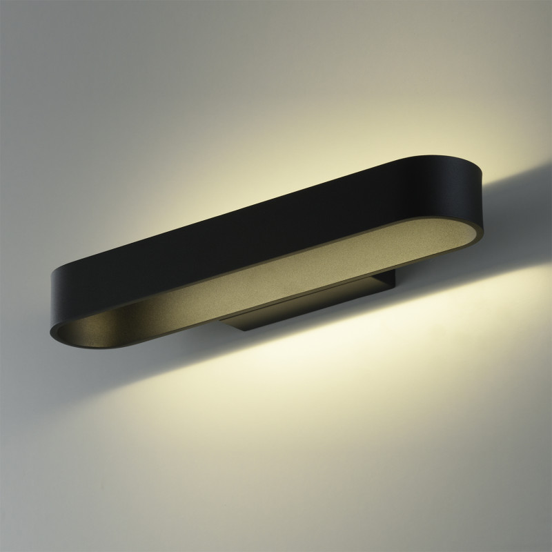 Gala Wall Lamp 16/3189-43 Black, LED 20W 1690lm, CRI90 CL.I, Integrated LED, Kelvin 2700K-3000K Slide Switch, Dim. DALI/Push