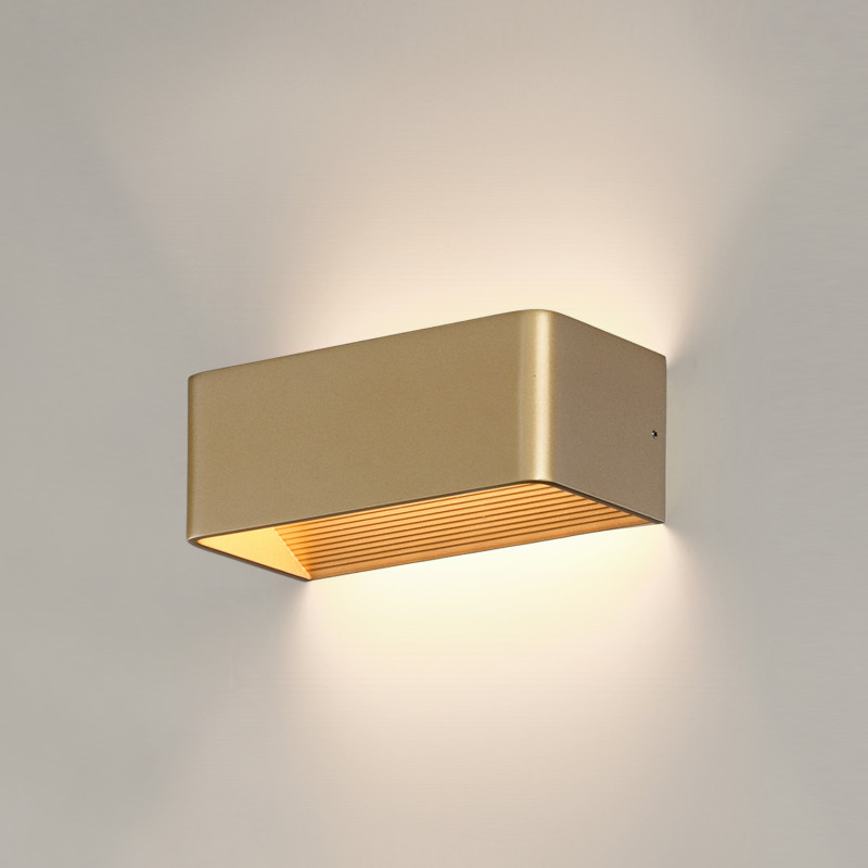 Icon Wall Lamp 16/3089-20 Technical Gold, LED 10.5W 1100lm, CRI90 CL.II, Integrated LED, Kelvin 2700K-3000K Slide Switch