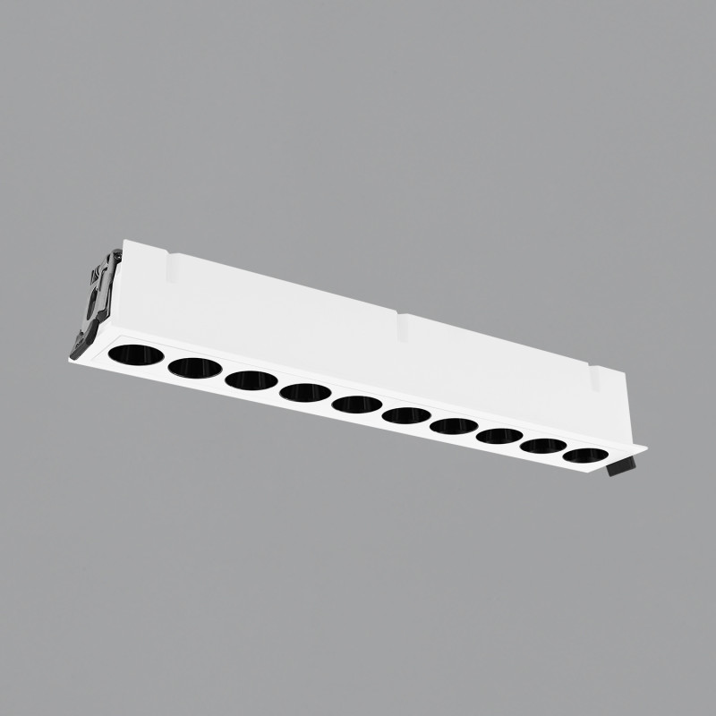 Invisible Recessed 3980/280 White, LED 24W 3000K 1790lm, CRI90 CL.II, Integrated LED, Dim. DALI/Push
