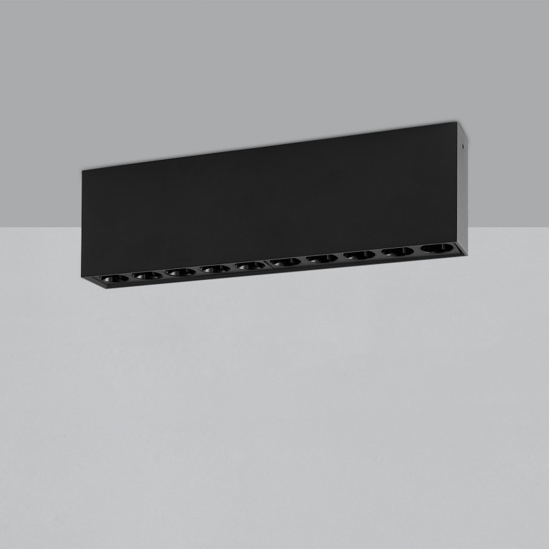 Invisible stropné svietidlo 3980/272 Black, LED 24W 3000K 1790lm, CRI90 CL.II, Integrated LED