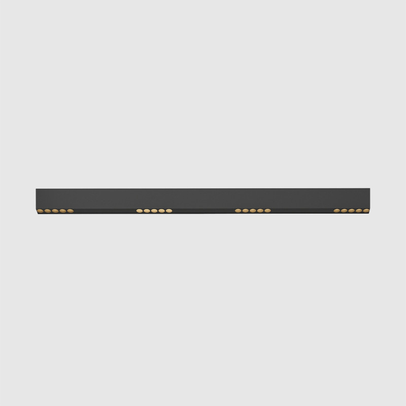 Invisible Module 3980/1196 Black, LED 40W 3000K 3320lm + 18W 3000K 1880lm, CRI90 CL.I, Integrated LED