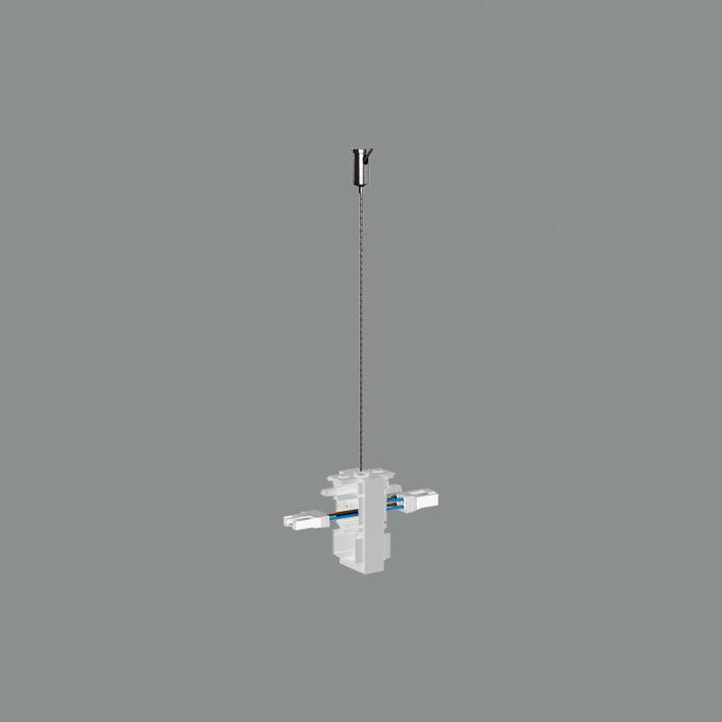 Invisible 3980 Union lineal Pendant Kit White,, CL.N/A, Without lighting, Without installation
