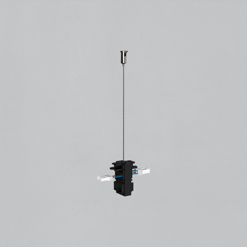 Invisible 3980 Union lineal Pendant Kit Black,, CL.N/A, Without lighting, Without installation