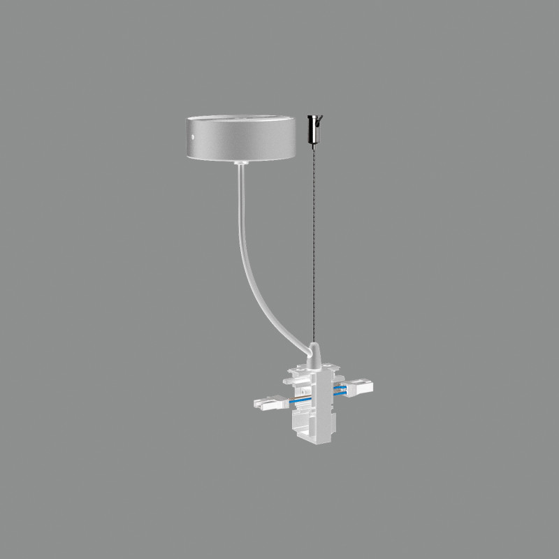 Invisible 3980 Union lineal Pendant Kit White,, CL.I, Without lighting