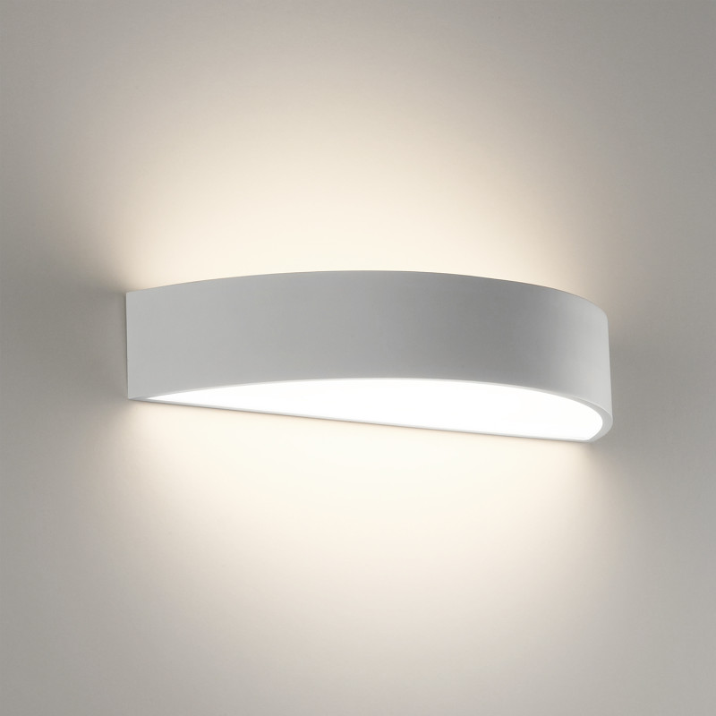Isia Wall Lamp 16/3453-60 White, LED 2x22W 4875lm, CRI90 CL.I, Integrated LED, Kelvin 3000K-4000K Slide Switch, Dim. DALI/Push