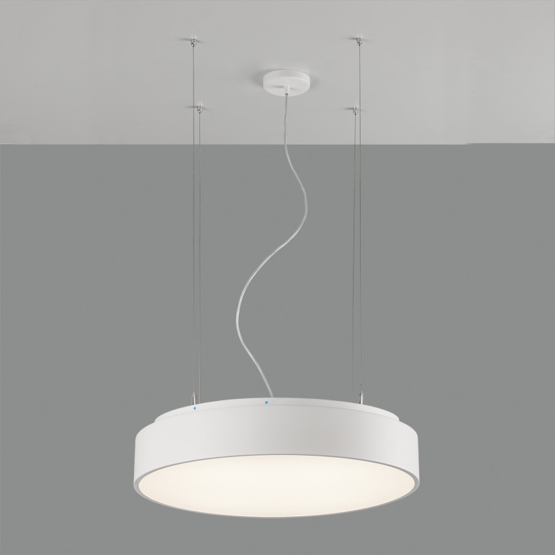 Isia Air Cleaner Pendant lamp 3927 White, T5 UV-C 2x15W + LED 55W 5250lm, CRI90 CL.I, Integrated LED, Remote control, Kelvin 300