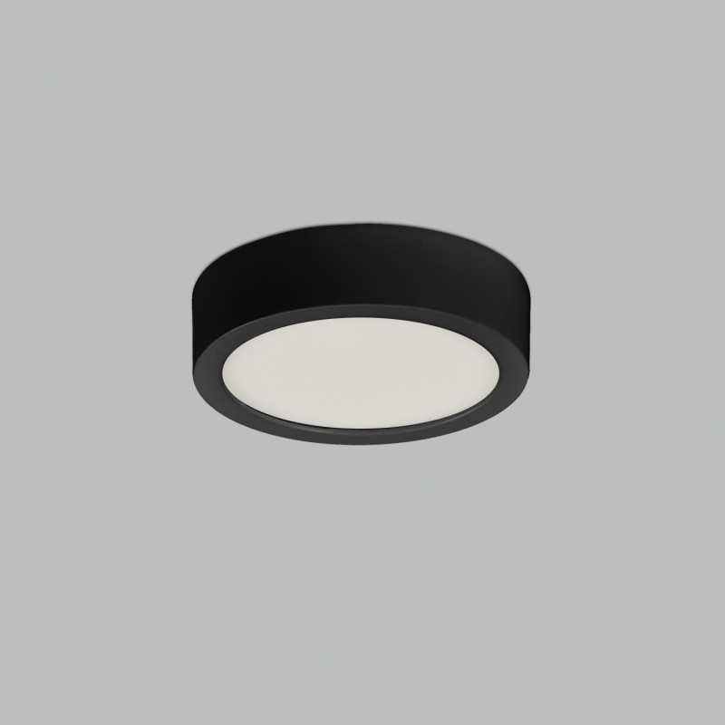 Kore stropné svietidlo 3435/9 Black, LED 6W 3000K 420lm, CRI90 CL.II, Integrated LED