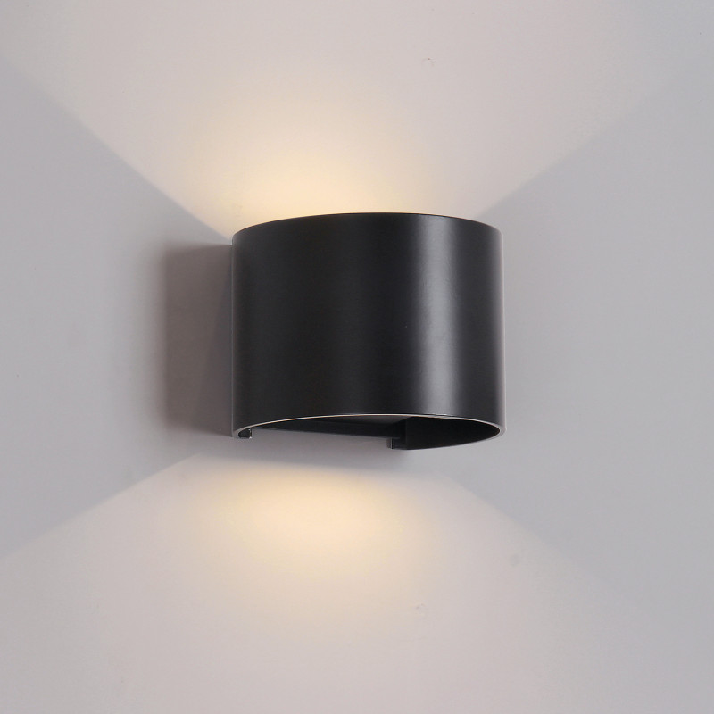 Kowa Wall Lamp 16/2033-14 Black, LED COB 2x6W 3000K 850lm, CRI90 CL.I IP65