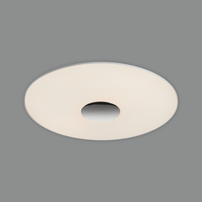 Live stropné svietidlo 3631/38 Opal/Chrome, LED 28W 2550lm, CRI90 CL.I IP44, Integrated LED, Kelvin 2700K-3000K Slide Switch