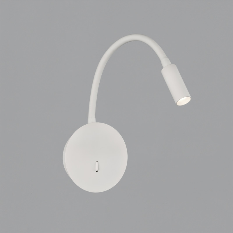 Lyon Wall Lamp 16/3699 White, LED 3W 3000K 285lm, CRI90 CL.I, Integrated LED, With switch, Adjustable