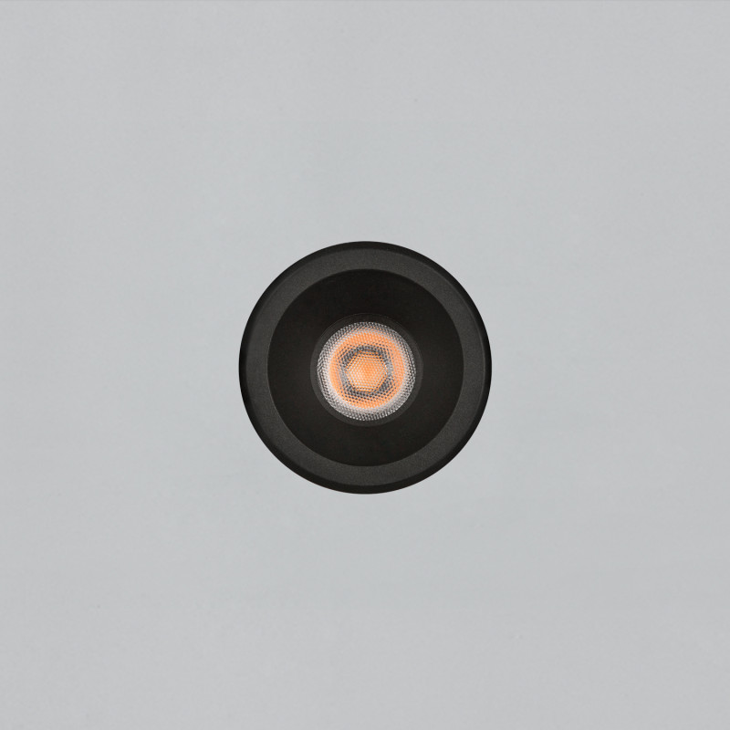 Move Recessed 3984/6 Circular Black, LED COB 5W 3000K 415lm, CRI90 CL.II IP44/IP20, Integrated LED, Dim. DALI/Push