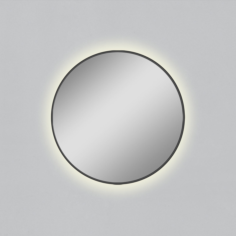 Olbia Mirror 3958 Ø1010 Black, LED 58W 3000K 3930lm, CRI90 CL.II IP44, Integrated LED