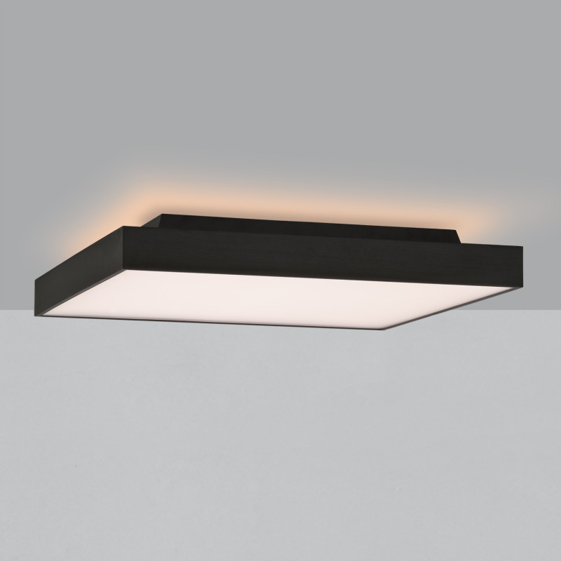 Oporto stropné svietidlo 3973/60 Black, LED 65W 6000lm + 9W 760lm, CRI90 CL.I, Integrated LED, Microplasmic Diffuser, Kelvin 27