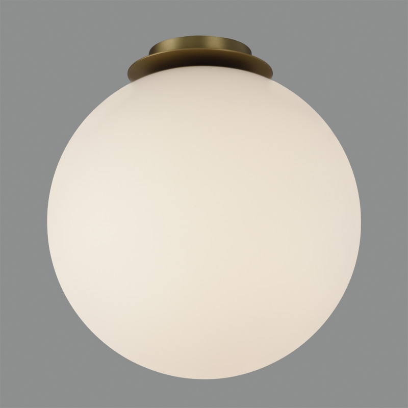 Parma stropné svietidlo 3946/30 IP Matt Antique Gold/Opal, LED E27 15W, CL.II IP44