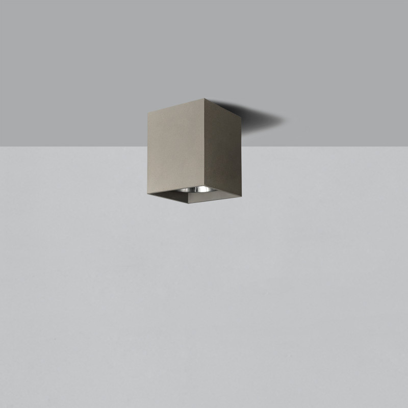 Perseo stropné svietidlo 2077 Cement Grey , LED 9W 3000K 815lm, CRI90 CL.I IP65, Integrated LED
