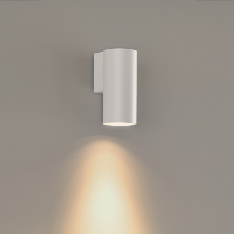 Pipe Wall Lamp 16/3986 White, LED COB 12W 3000K 1240lm, CRI90 CL.I, Integrated LED, Dim. DALI/Push