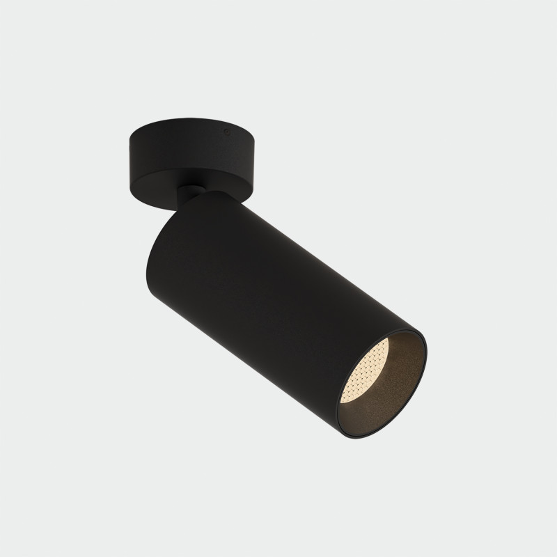Pipe Spotlight 3986 Black, LED COB 10W 3000K 1240lm, CRI90 CL.I, Integrated LED, Adjustable, Dim. DALI/Push