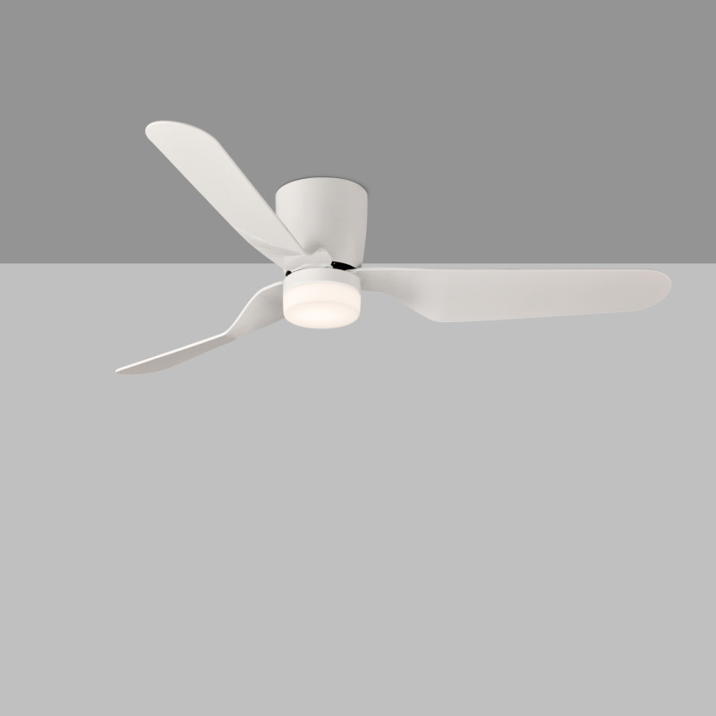 Brisa Ceiling Fan 2503/52 White, LED 15W 3000K 1140lm + MOTOR DC 30W, CRI80 CL.I, Remote control