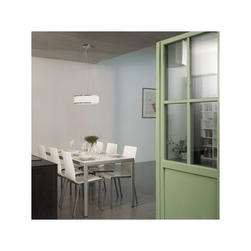 RENDL CASSABLANCA LED 40  závesná  chróm/sklo 230V LED 35W  3000K R14551