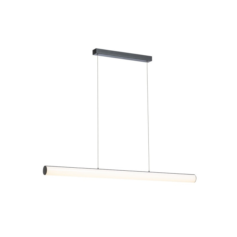 RENDL RIVIER LED I závesná čierna/číry akrylát 230V LED 24W 3000K R14495