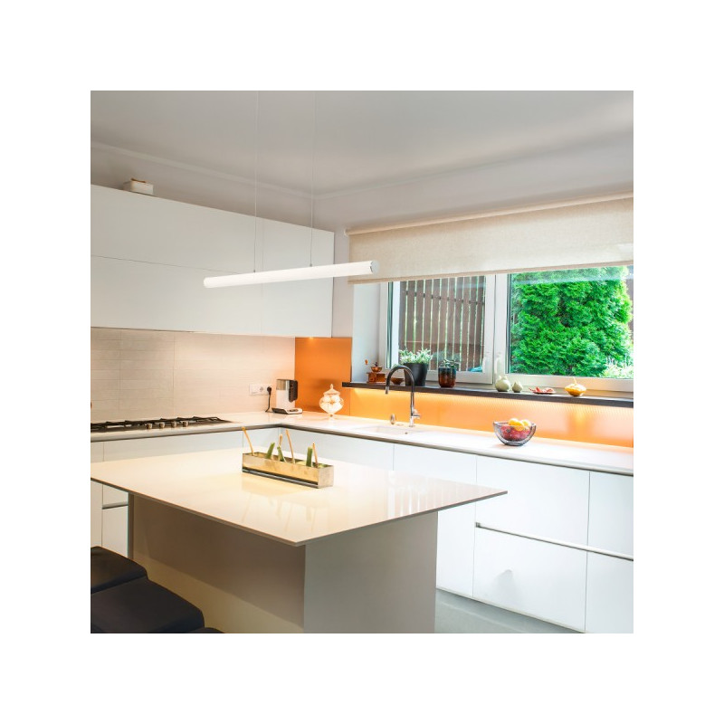 RENDL RIVIER LED I závesná chróm/mliečny akrylát 230V LED 24W 3000K R14494