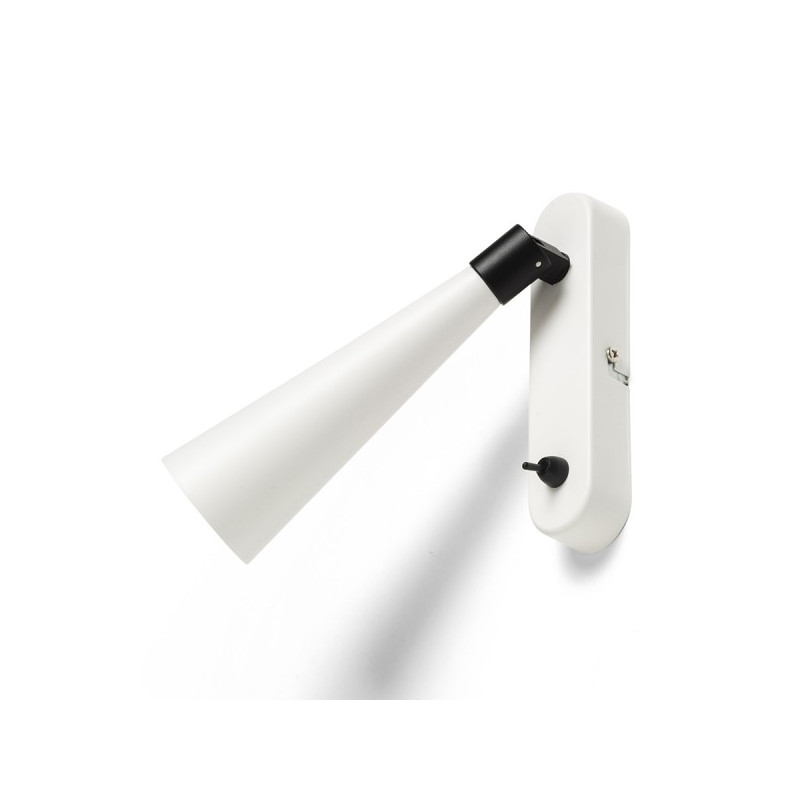 RENDL ALEXIS nástenná biela/čierna  230V LED GU10 5W R14465
