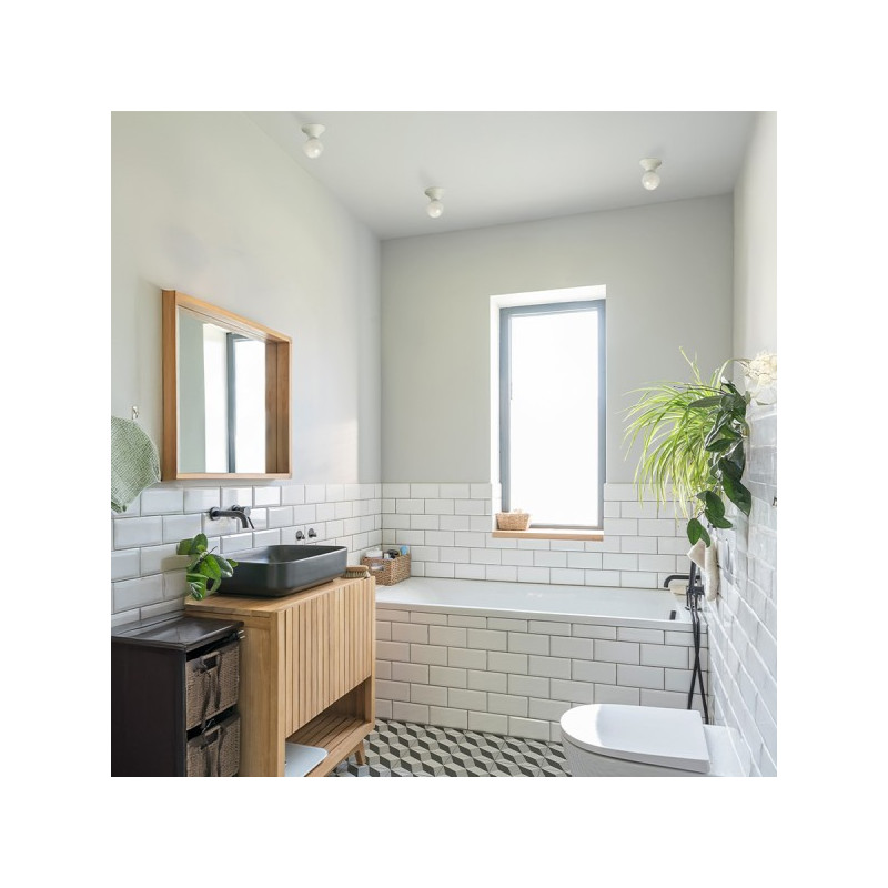 RENDL BOY stropná biela plast 230V LED E27 11W IP44 R14462