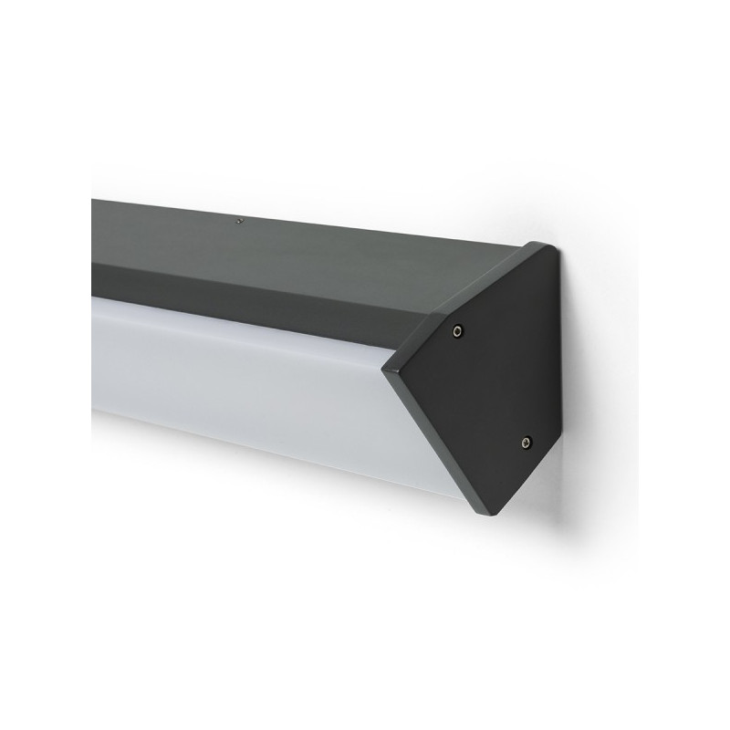 RENDL SANTOS 90 nástenná antracitová 230V LED 50W IP65 3000K R14382